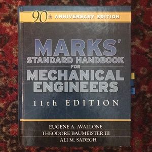 Marks’ standard Handbook for Mechanical Engineers